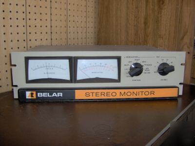 Belar fmm-1, fms-1,& rfa-1 fm modulation monitor set