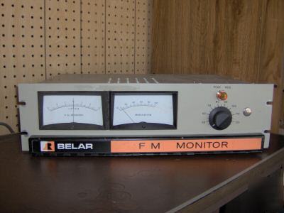 Belar fmm-1, fms-1,& rfa-1 fm modulation monitor set