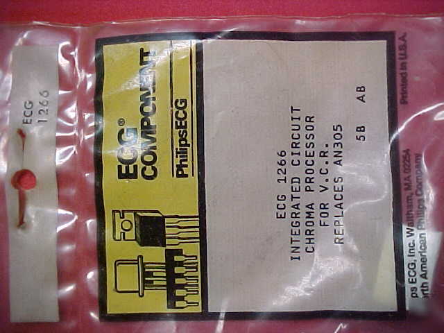 ECG1266 ic-vcr chroma processor *