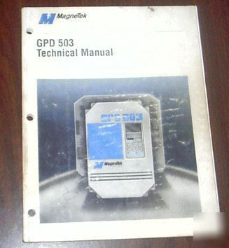 Magnetek - gpd 503 - technical / installation manual