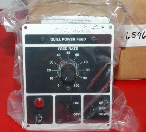 New bridgeport series ii quill feed board - 