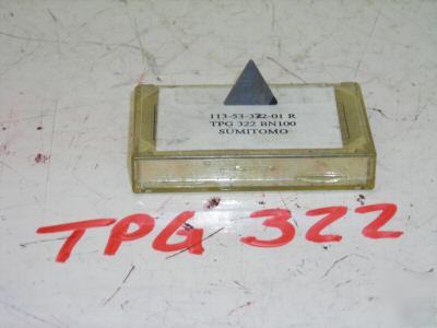 New sumitomo sumi boron pcbn carbide insert tpg 322 