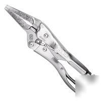 Vise grip long nose locking pliers w/cutter 6LN