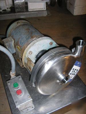 Tri-clover 3HP stainless centrifugal pump C218MD18T-s