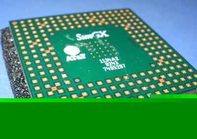 Cpu sungx att pga gold green vintage