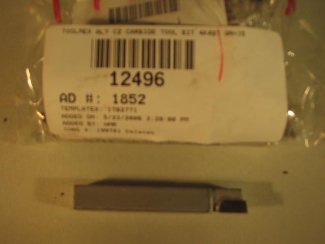 Toolmex AL7 C2 carbide tool bit 4K497 qn=15