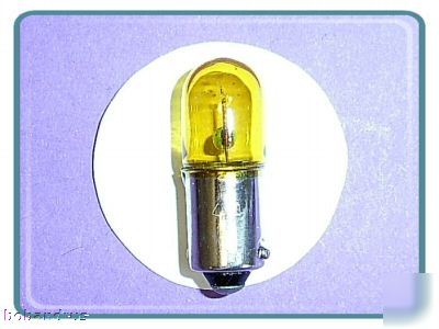 Type 44Y (6.3 volts) yellow T3-1/4 mini bayonet lamp