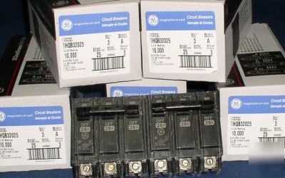 New ge #THQB32025 in box 3P/240V/25AMP bolt-on