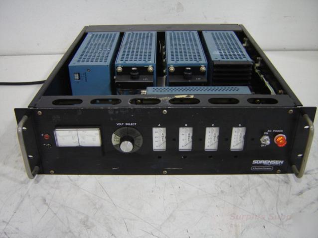 Sorensen various power supply chassis