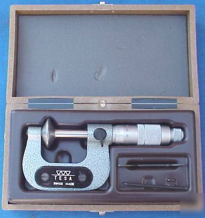 Tesa disc micrometer 0-25MM