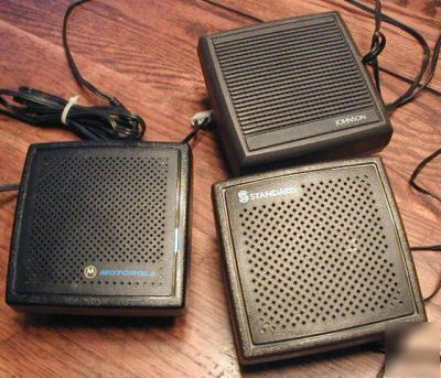 Uhf radio fire ems extention speaker lot of 3