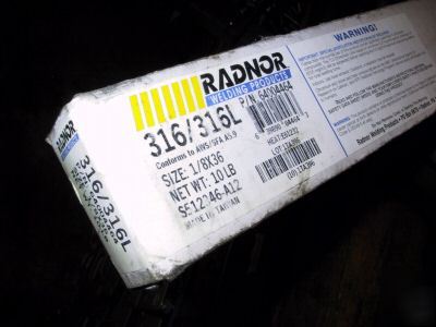 1/8 x 36 ER316/316L 316 stainless steel tig welding rod