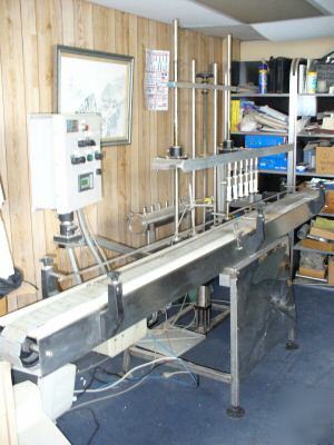 6 head overflow filler, inline filler