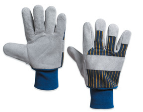 A8088_LEATHER palm glove w/knit wrist-large:GLV1020L