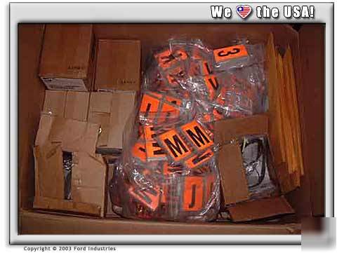 8,100 ea 3M scotch replenishment decals 5025