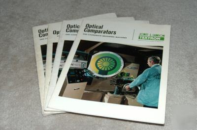 Jones & lamson j&l assorted comparator brochures.