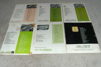 Jones & lamson j&l assorted comparator brochures.