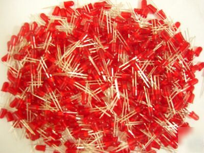 Lots**1000, 3MM red defused leds,led's ultra bright