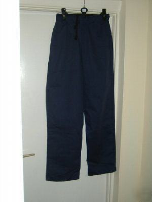 3 pairs dark blue workwear work trousers 30