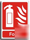 Foam fire sign - adh.vinyl-200X250MM(fi-042-ae)