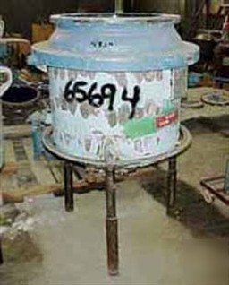 Used: pfaudler 50 gallon clamp top reactor, glass lined