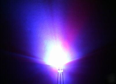 5 x tri-colour led's 5MM red/blue/purple output 5800MCD