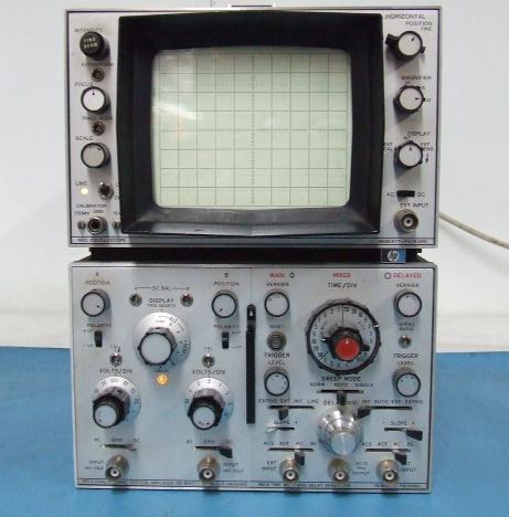 Hp 180C oscilloscope w/ HP1801A & hp 1821A **tested**