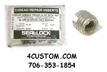 Thread repair inserts 10-32 seal-lock (pack of 50)