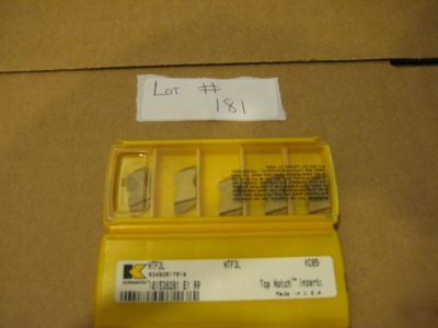 New 10- kennametal carbide inserts (NTF3L KC850)