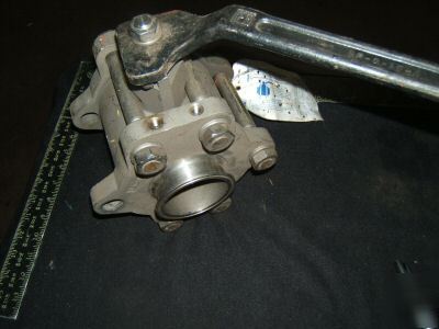 Pbm ball valve 3 inch - stainless steel - tri clover