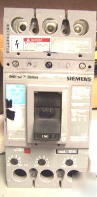 Siemens sentron 150 amp circuit breaker FXD63B150 