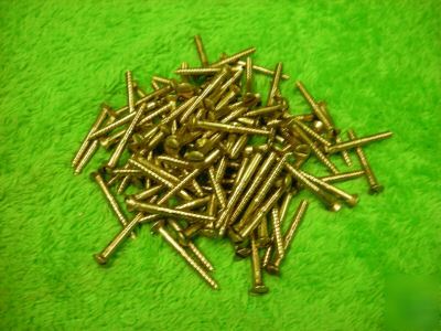 600 flat head brass wood screws 1 1/4