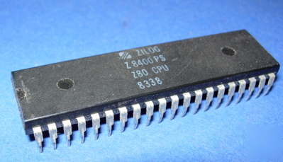 Cpu Z8400PS zilog Z80 vintage small logo