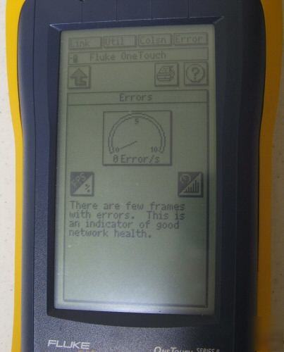 Fluke onetouch seriesii pro xdsl ito network assistant