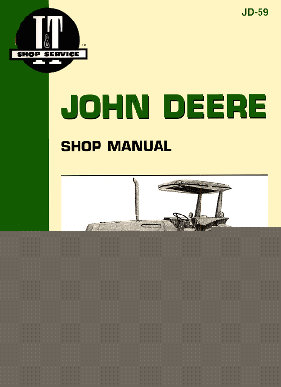 John deere tractor 2750, 2755, 2855, 2955 repair manual