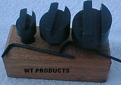 New 3 piece fly cutter set with 1/2