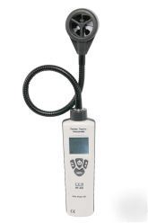 New professional anemometer with sturdy flexible probe 