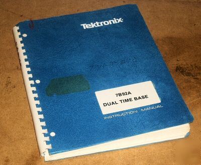 Tek 7B92A operation & service manual 