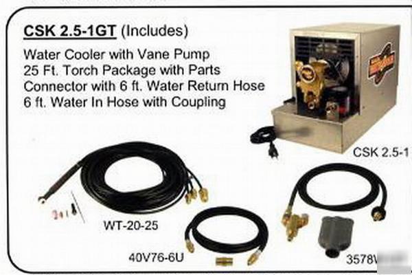 Weldtec tig cooler kit for LINCOLNCSK2.5-1GT