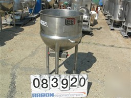 Used: lee industries 25 gallon kettle, 316 stainless st