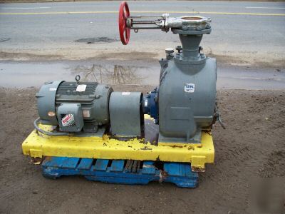 Gorman rupp self priming centrifugal pump T4A60B 460V