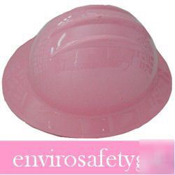 New hard hat pink bullard ratchet made in usa full brim 