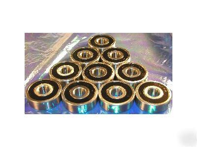 New 10 bearings 6301 2RS sealed electric motor bearing
