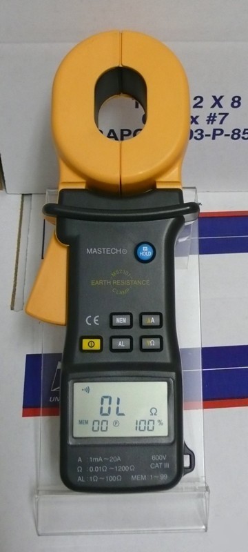 New digital earth resistance clamp meter mastech MS2301