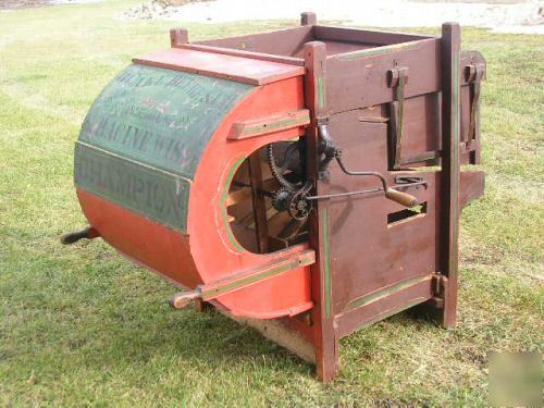 Primitive fanning mill multi grain 1890-1905 original