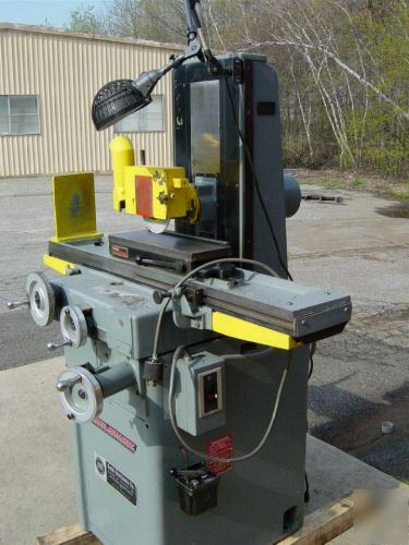 Reid rollerway model 618HR hand feed surface grinder 