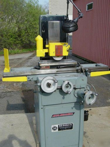 Reid rollerway model 618HR hand feed surface grinder 