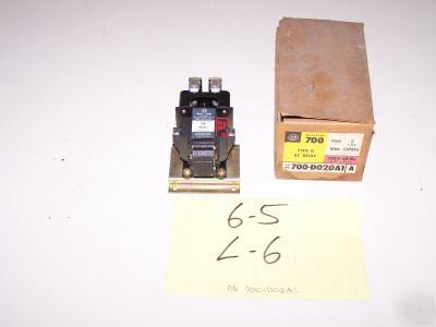 1 allen bradley a/c relay 2 poles nema open 120V-60HZ