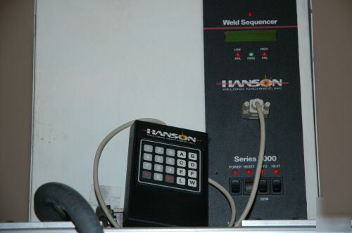 Hanson welding welder capacitor discharge wire feed