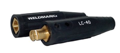 Lc-40 weld cable connector male/female #1/0 - #2/0